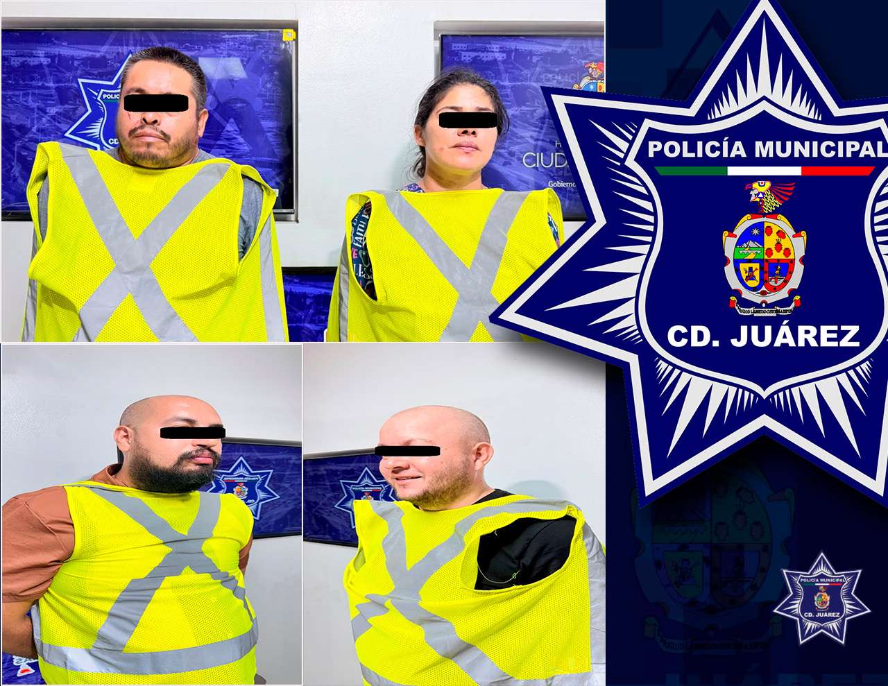Arrestan a cuatro por violencia familiar 