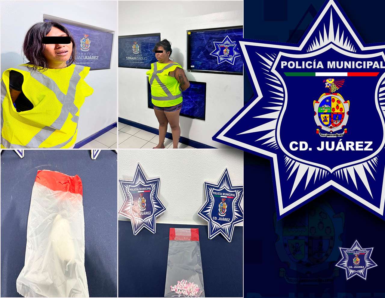 Caen dos narcomenudistas en posesión de cocaína y cristal 