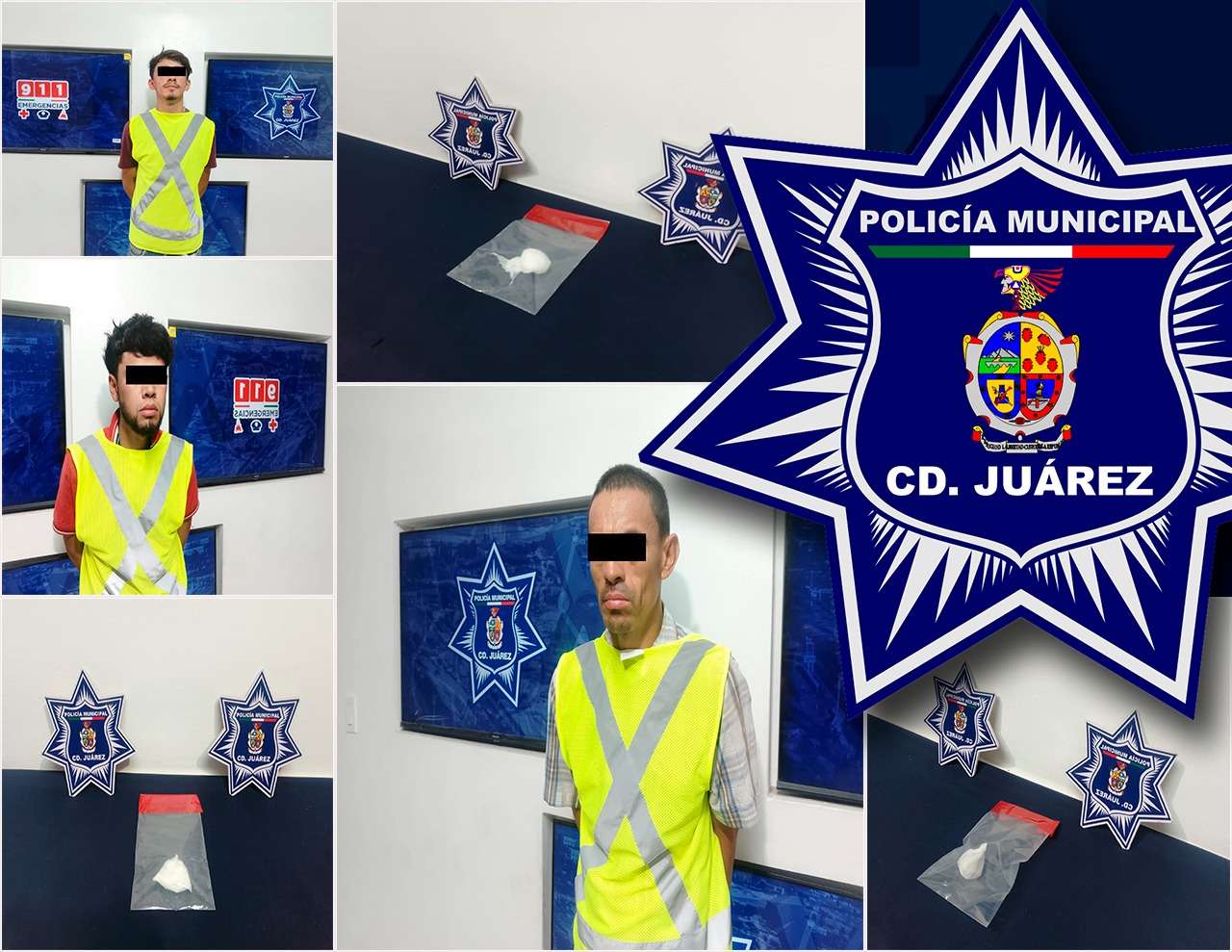 Detienen a tres personas por presunto narcomenudeo