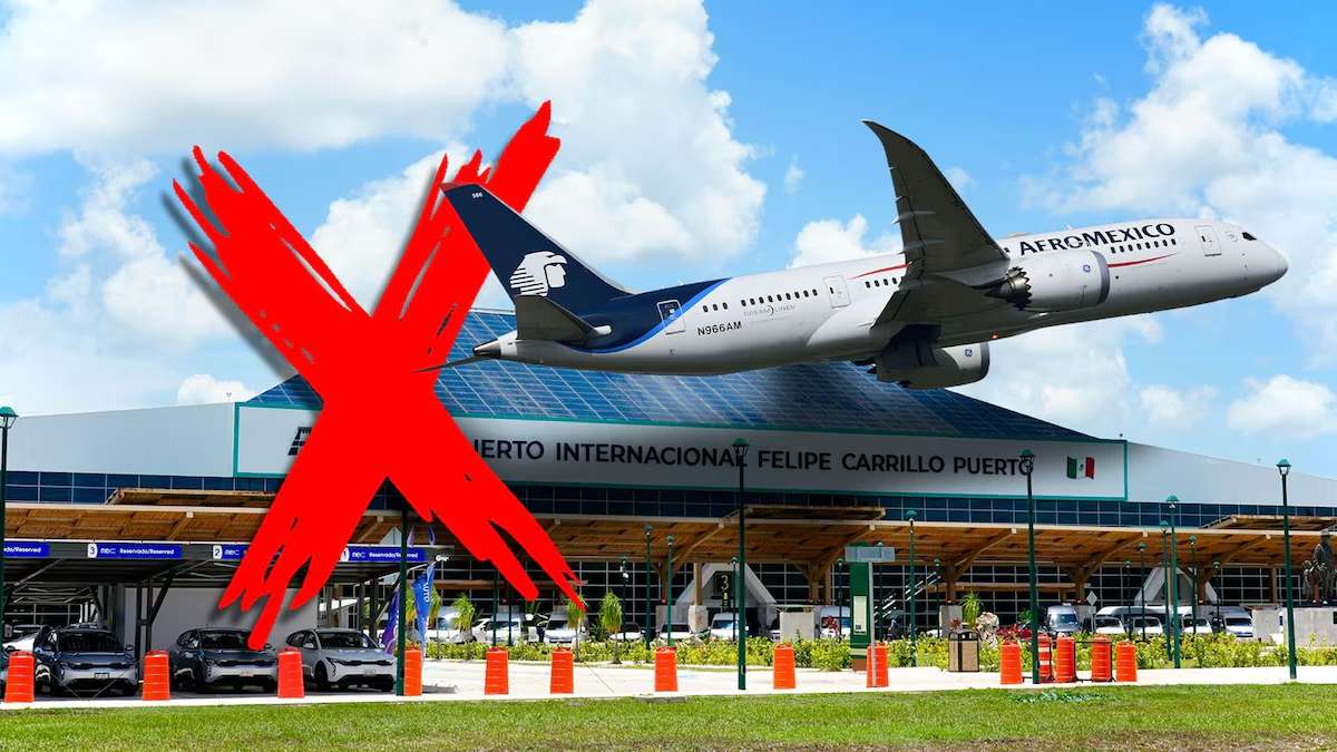 Abandona Aeroméxico aeropuerto de Tulum por baja demanda