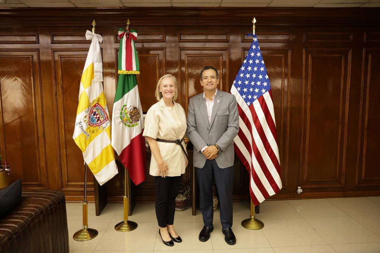 Visita nueva Cónsul General de EU en Juárez al alcalde Marco Bonilla